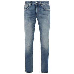 Pt05 'Swing' Blue Stretch Cotton Jeans Men